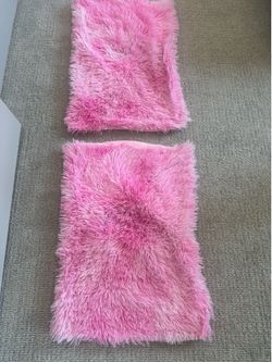 3 pink pillow cases
