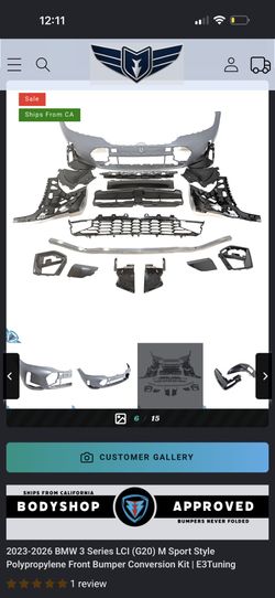 Bmw G20 Front Bumper