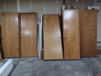 Birch pre hung doors