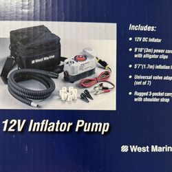 West marine 12v Inflator Pump