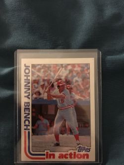 Johnny Bench 1982 Topps