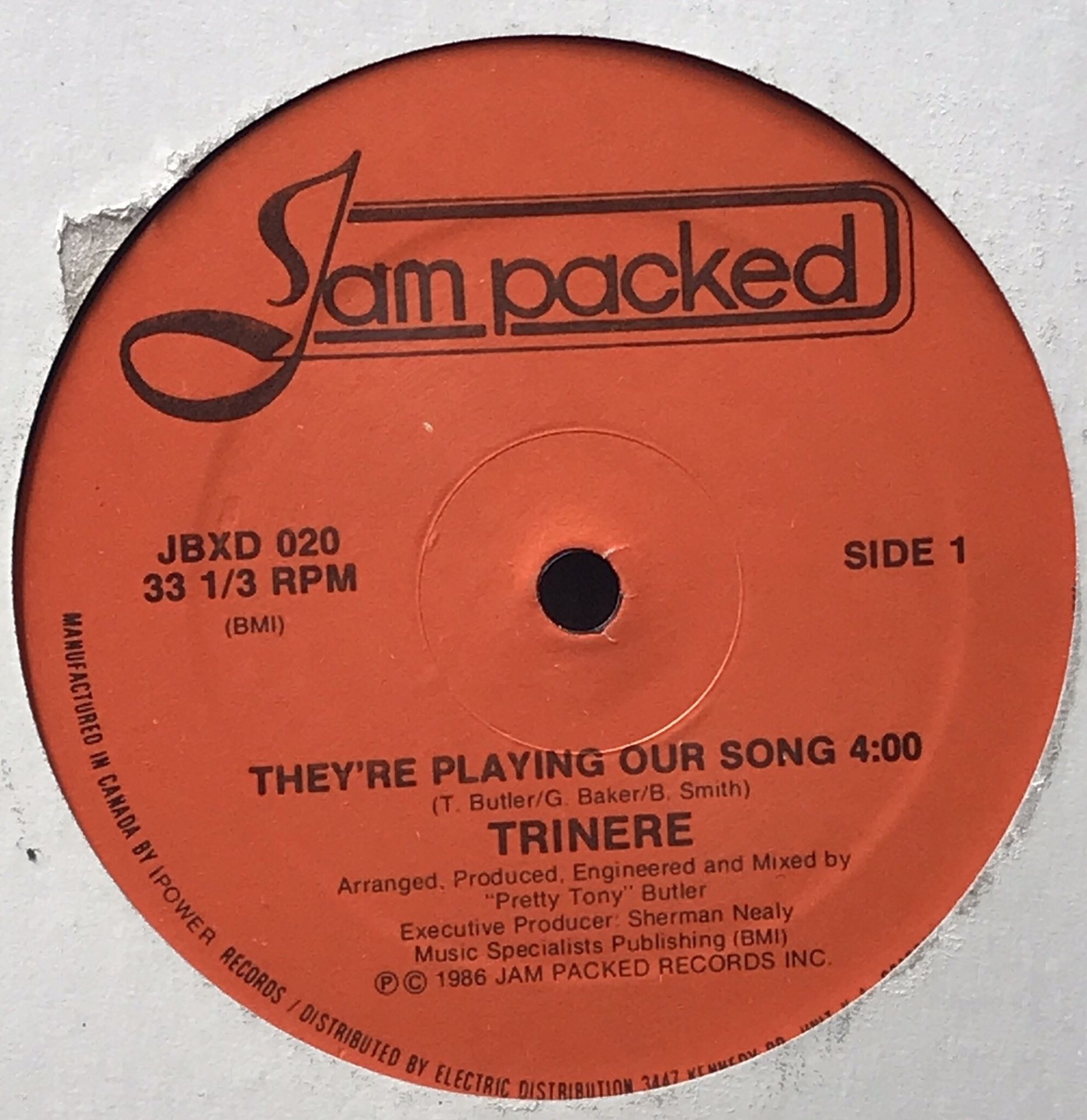 Trinere - There playing our song (12-inch vinyl) Single