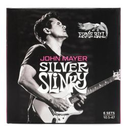 Ernie Ball John Mayer Silver Slinky Guitar Strings