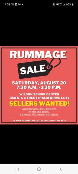 Rummage Sale Today