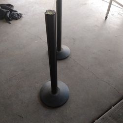 2 Rope Barrier Stansions