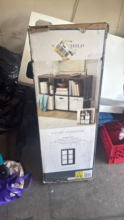 6 cube organizer sold as is