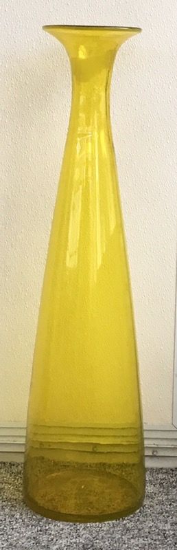 Blenko Floor Decanter 6138 ~ 29 3/4" Tall ~ Wayne Husted