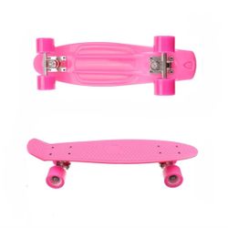 All pink penny board
