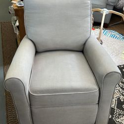 Pottery Barn Reclining Chair- Swivels And Rocks 