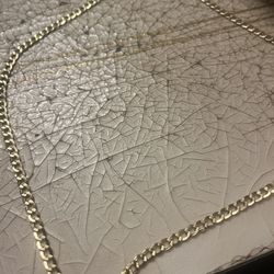 Real  10 K Gold Figaro Chain 20 Inch Long 