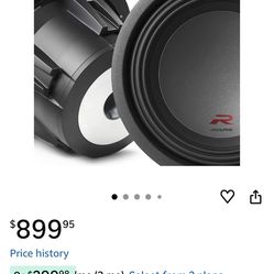 Alpine Subwoofers In Vented Box