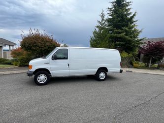 2007 Ford E350 CARGO VAN 1 TON EXTENDED — low miles ONLY 107,000 MILES 5.4 L V8 engine