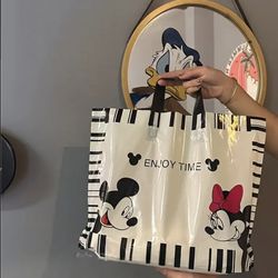 Disney Mickey & Minnie Mouse Plastic Tote 