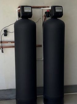 High Quality New Large Dual Tank Salt Free Water Conditioner + Alkaline RO Package