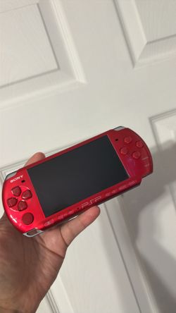 Psp 3000 in carnival red