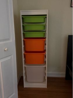 IKEA White kids toy storage organizer
