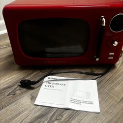 Zeron Retro Red Microwave 