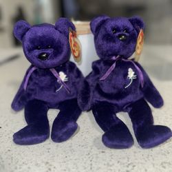 Princess Diana Beanie Baby Set