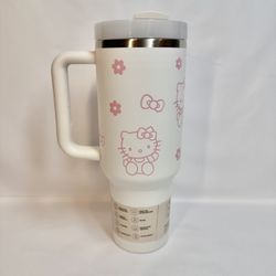 HK Tumblers White/pink