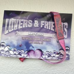 LOVERS & FRIENDS VIP TICKET