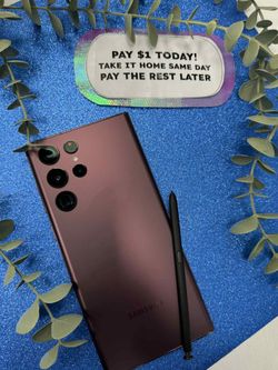 Samsung Galaxy S22 Ultra 5G - Pay $1 DOWN AVAILABLE - NO CREDIT NEEDED