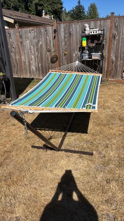 Two hammocks for $130.00or best offer.