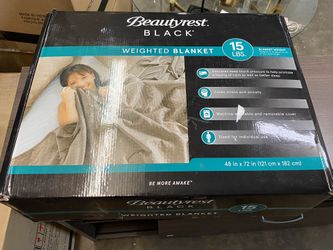 Beautyrest black weighted blanket 15 lbs