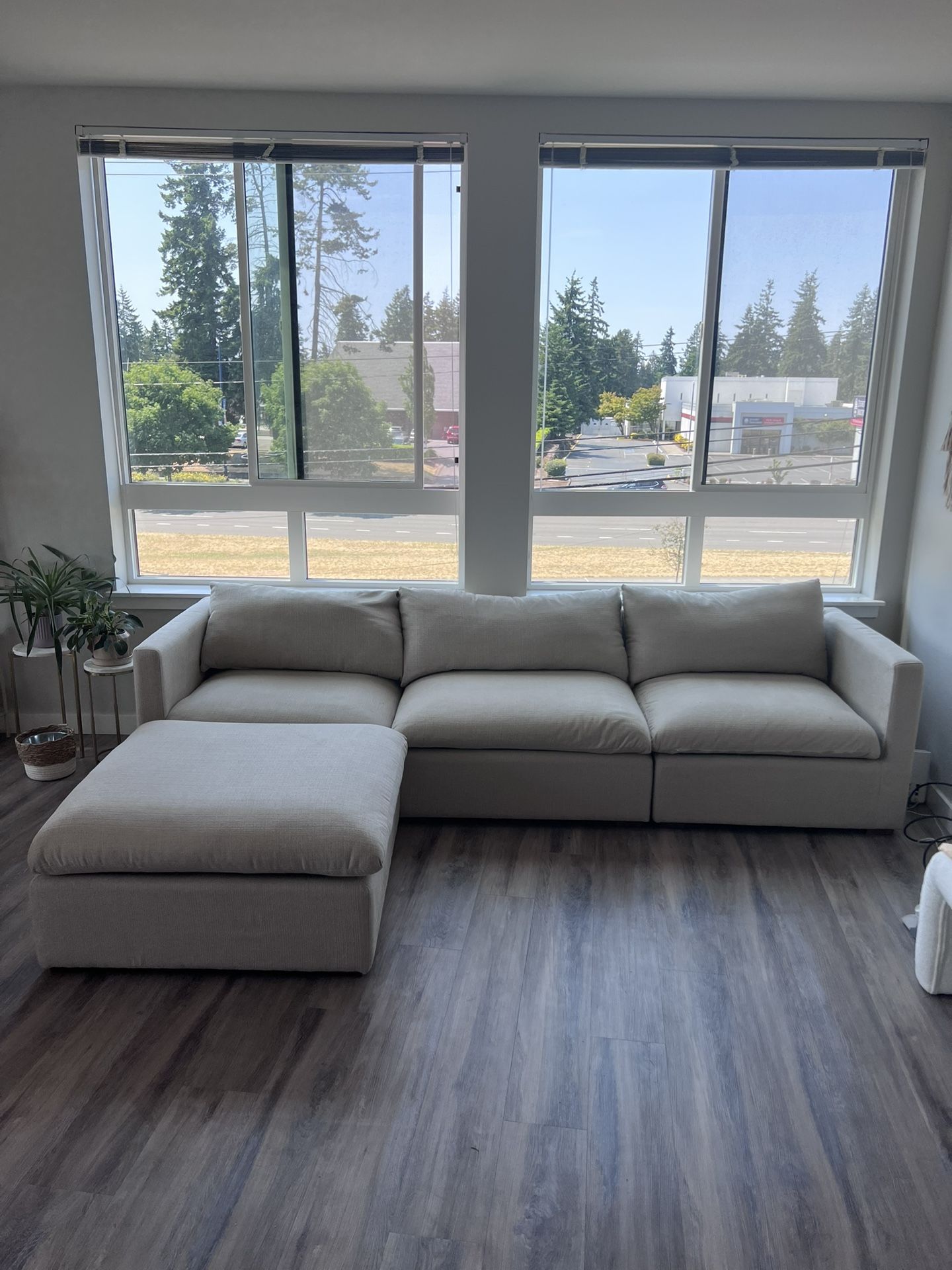 Beige couch