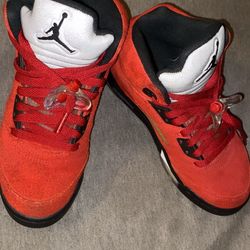 Jordan 5s Retro Ranging Bull Red