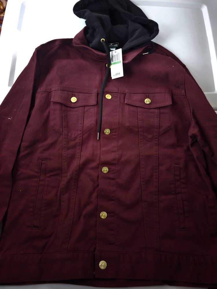 LRG Mens 2 In 1 Denim Jacket