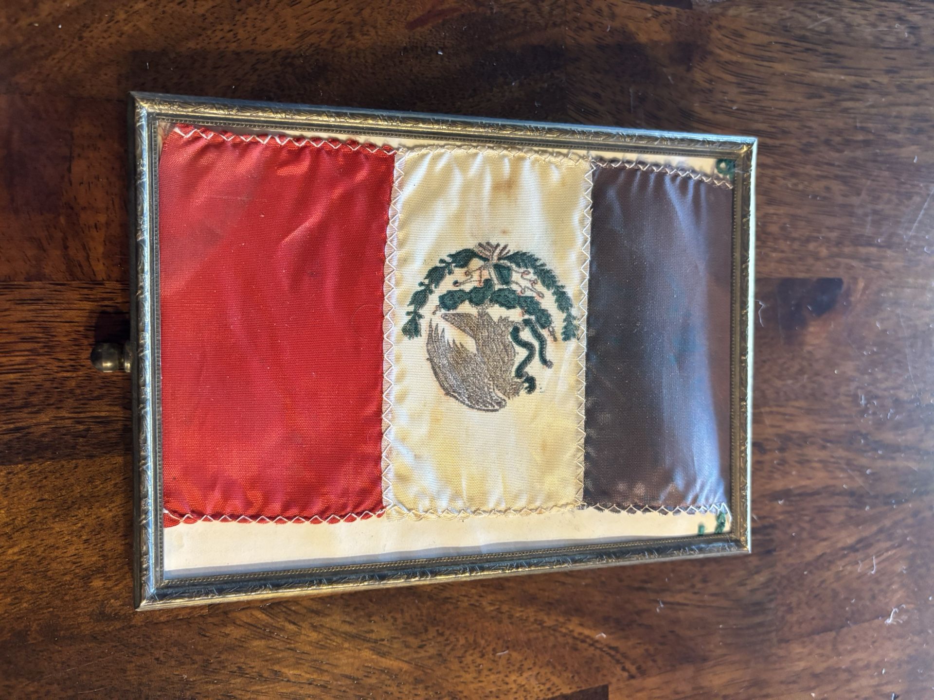 Vintage 5  x 7 inch Mexico Flag 