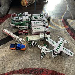 🚛 Hess Truck Lot + Exxon Tanker & Gulf Truck – Vehicles, Planes & Accessories – Bundle 🚛