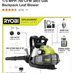 Ryobi Gas Leaf Blower 