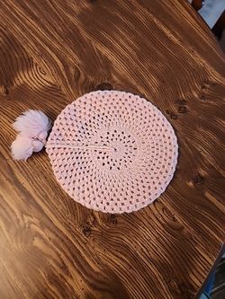 Vintage Hand Crocheted Baby Beret