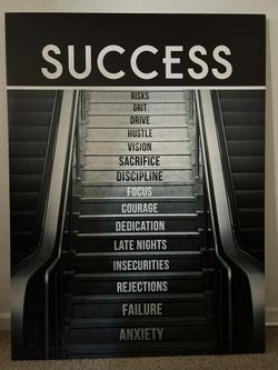 “Success” Canvas Print (36x48)