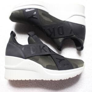 DKNY Leya Wedge Sneakers 7.5 Brand New