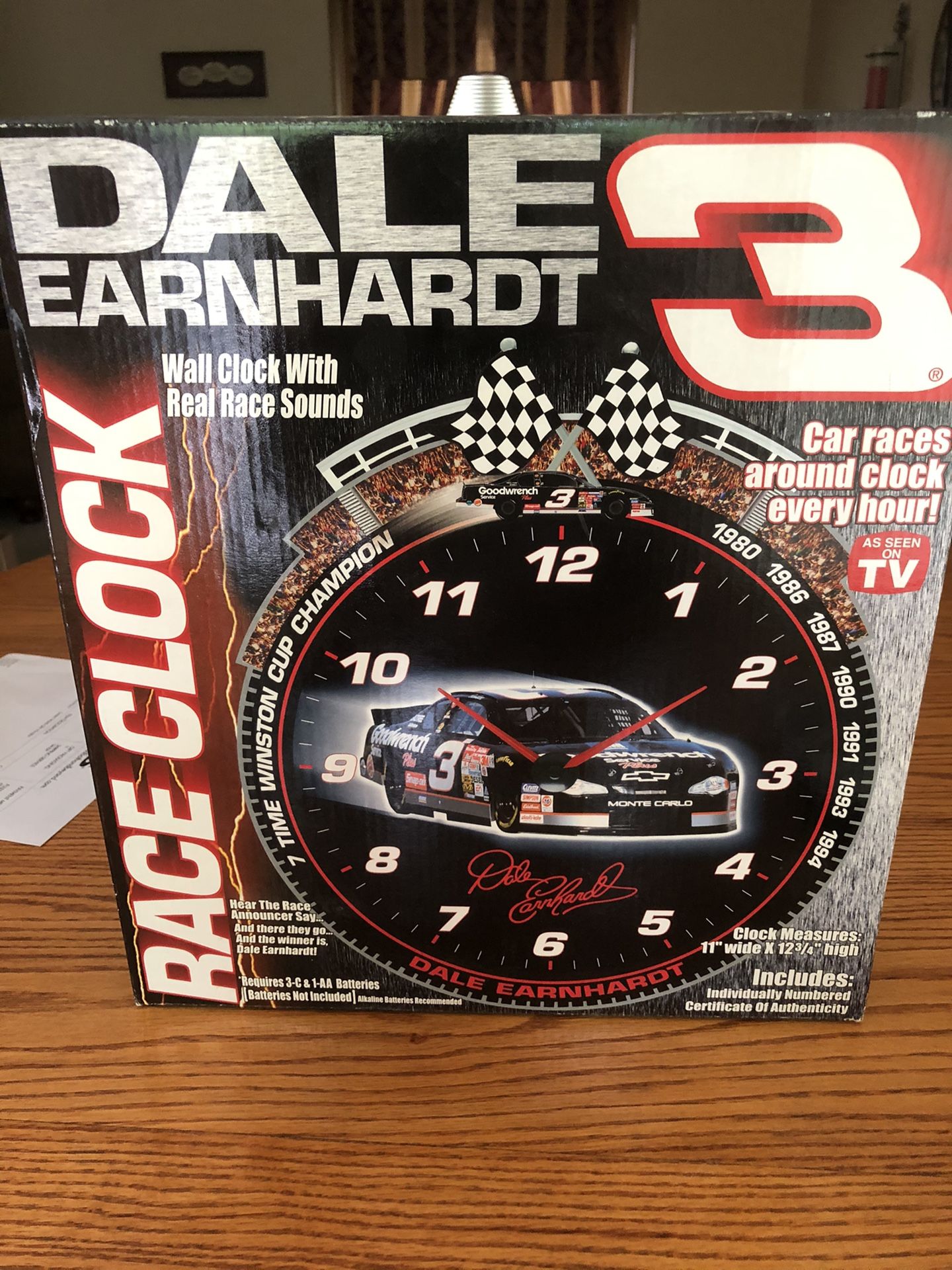 Dale Earnhardt race clock