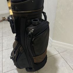 Calina golf cart bag with 13 club dividers .