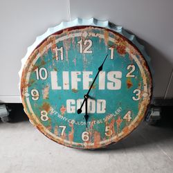 Life Is Good Clock