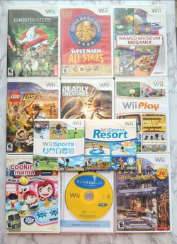 Nintendo Wii games Mario, Wii Sports, Cooking Mama & More READ DESCRIPTION