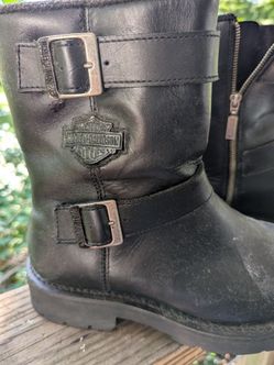 Harley Davidson Side Zip Boots