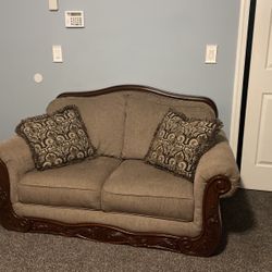 Loveseat Sofa Brown