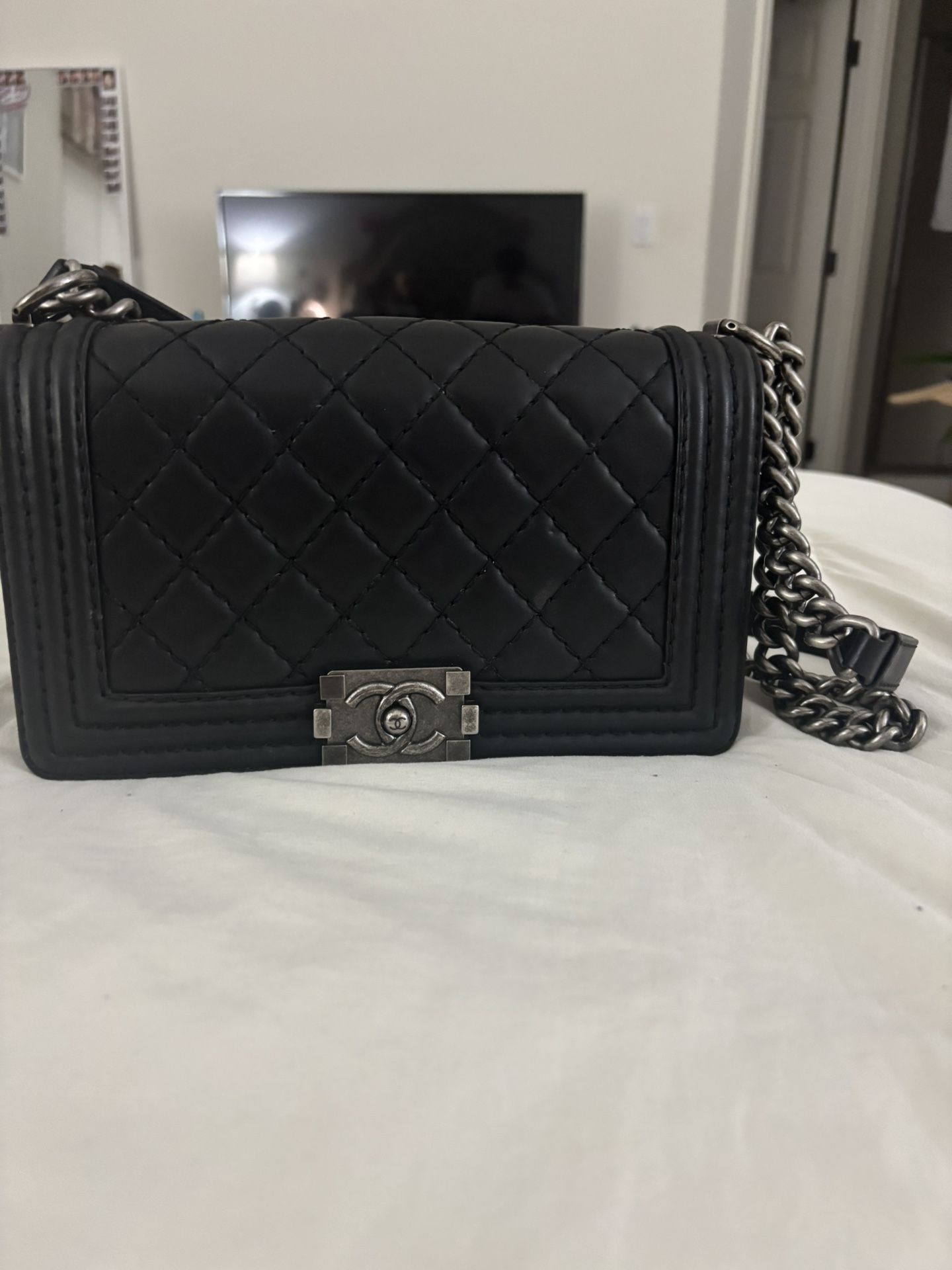 Chanel Flap Boy Bag Black Crossbody Bag