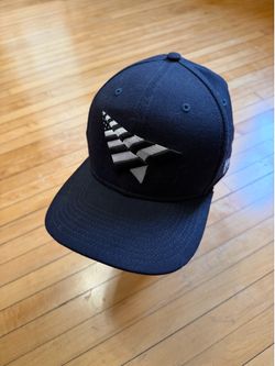 Paper Plane New Era Navy Blue 100% Wool Adjustable Snapback Baseball Hat Sz. OS