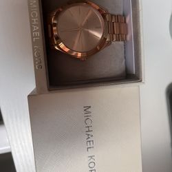 Michael Kors Rose Gold Watch Brand New 