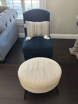 Chair and ottoman