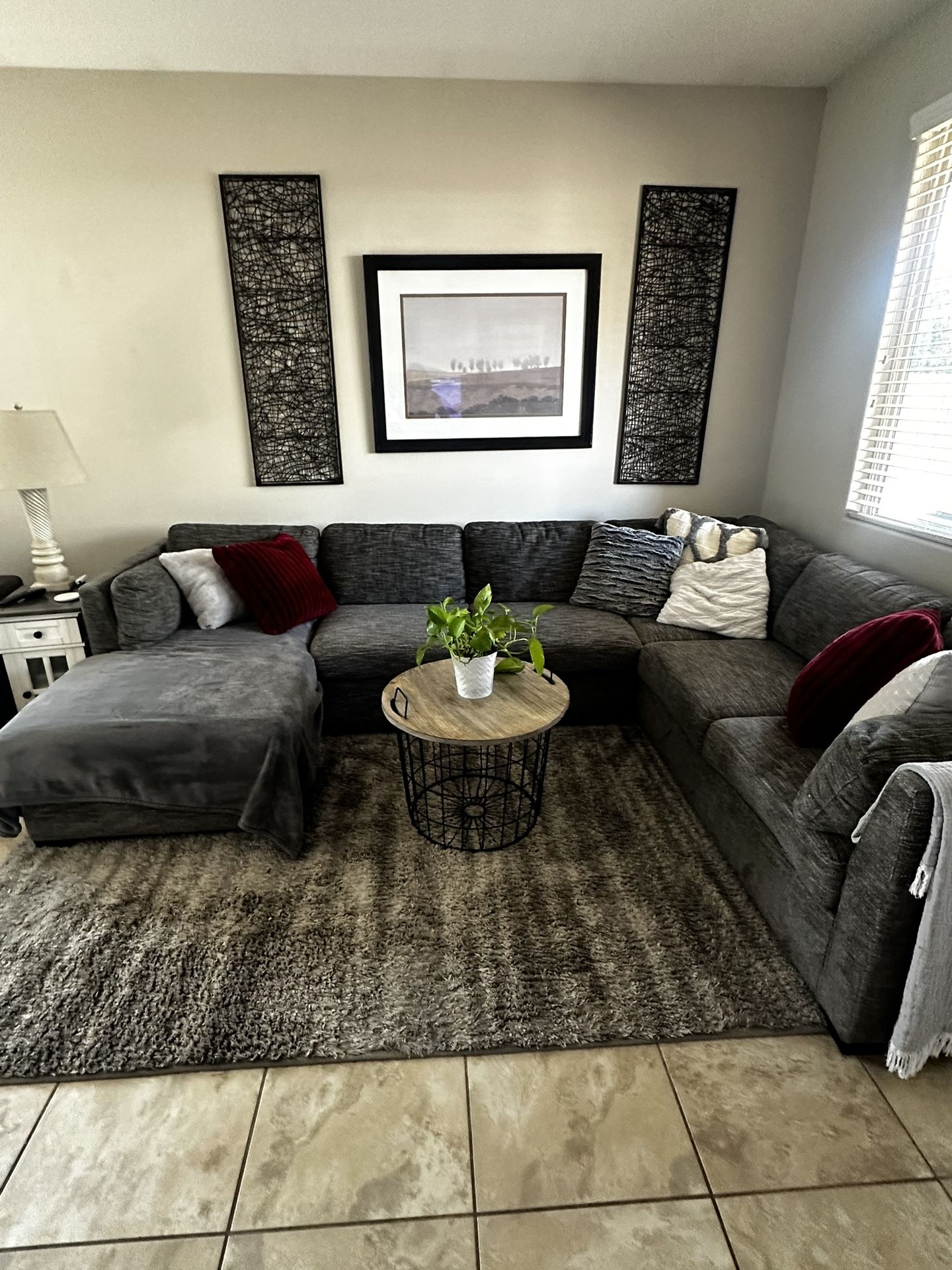 Grey Sectional Couch