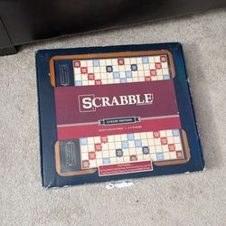 Scrabble Luxury Edition Rotating Wooden Board Game Winning Solutions - Brand New