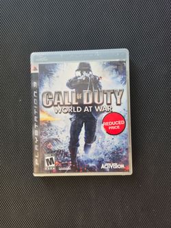 Activision Call of Duty: World at War Sony PlayStation 3 PS3 NO GAME