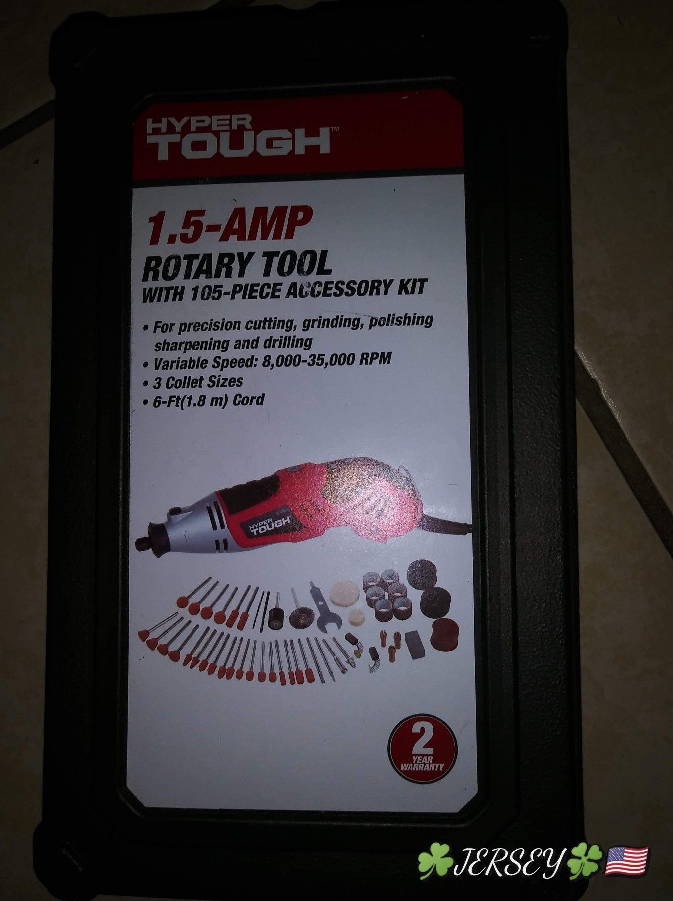 Hyper tough 1.5 rotary tool